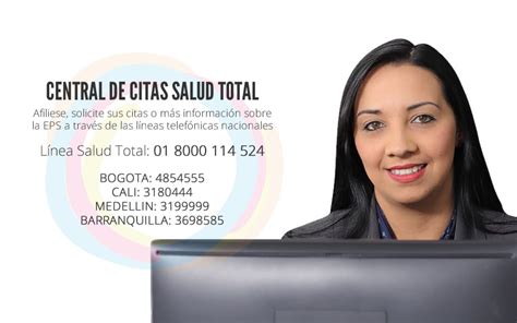 numero de salud total bogota citas|Teléfono de Salud Total – Todos los teléfonos de。